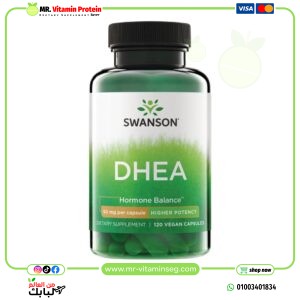 Swanson Vitamins, DHEA, Higher Potency , 50 mg, 120 Vegan Capsules