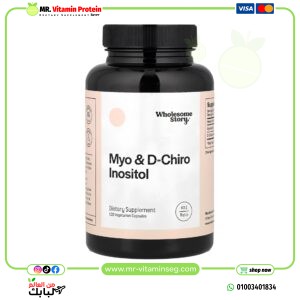 Wholesome Story, Myo & D-Chiro Inositol, 120 Vegetarian Capsules