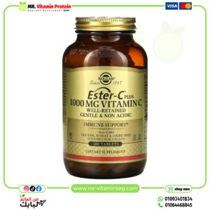 سولغار, Ester-C المعزز بفيتامين جـ، 1000 ملجم، 180 قرصًا / Solgar, Ester-C Plus, Vitamin C-1000 mg
