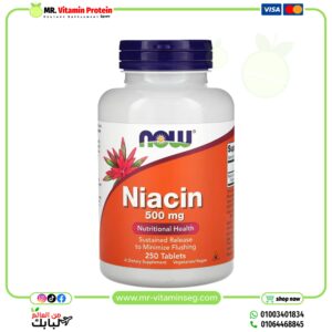 NOW Foods, Niacin, 500 mg, 250 Tablets