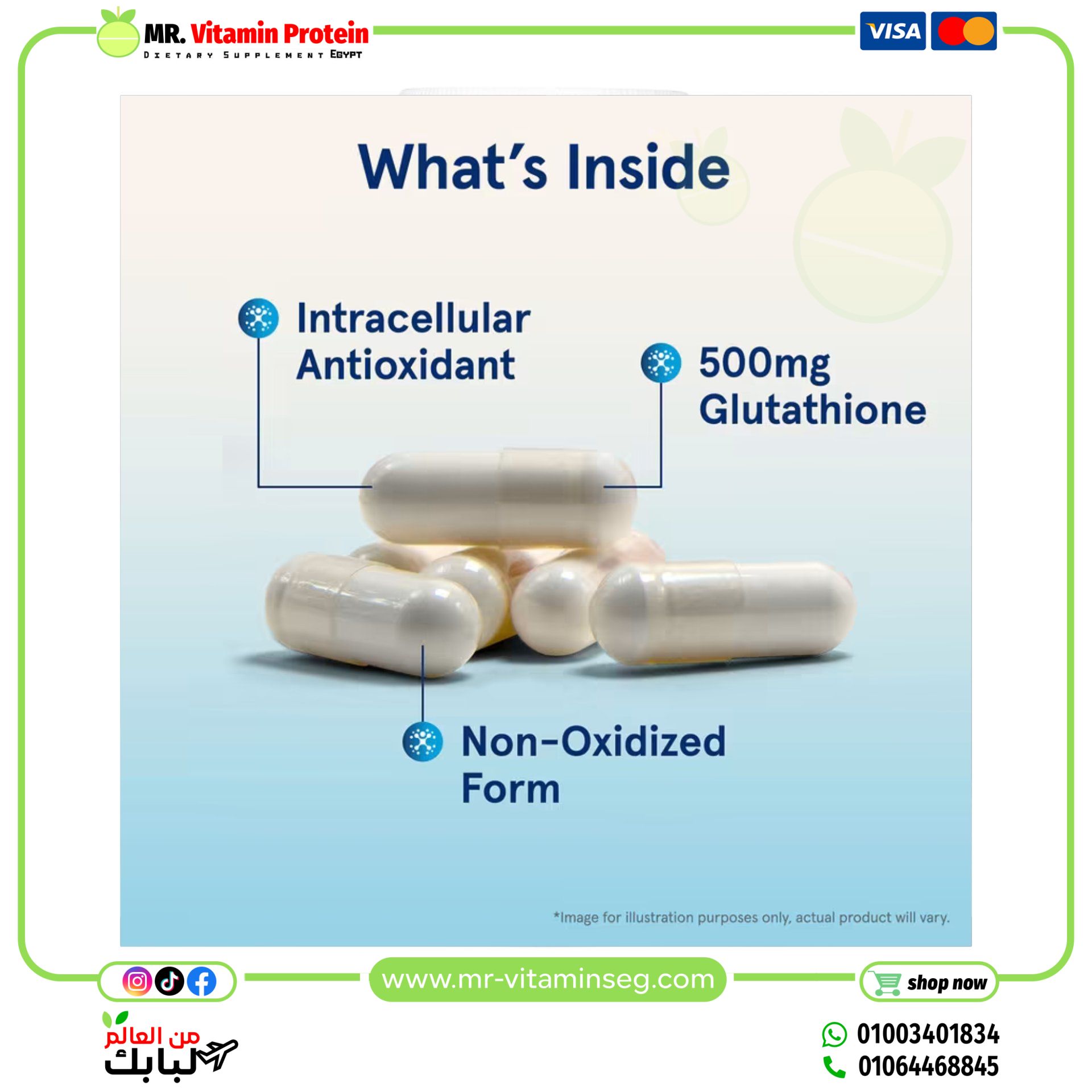 Jarrow Formulas, Glutathione Reduced, 500 mg, 60 Veggie Caps - Image 6