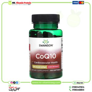 Swanson, CoQ10, 100 mg, 100 Softgels