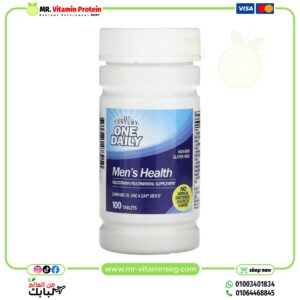 كبسولات وان دايلي 21st Century, One Daily, Men’s Health, 100 Tablets