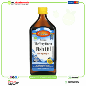 Carlson, Fish Oil Norwegian 1600 mg Omega-3s 500 ml