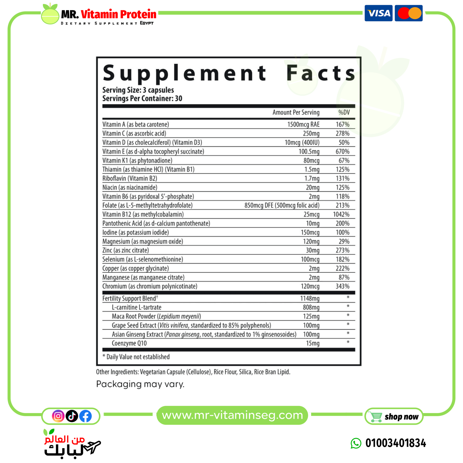 Fairhaven Health, FertilAid for Men, 90 Capsules - Image 3