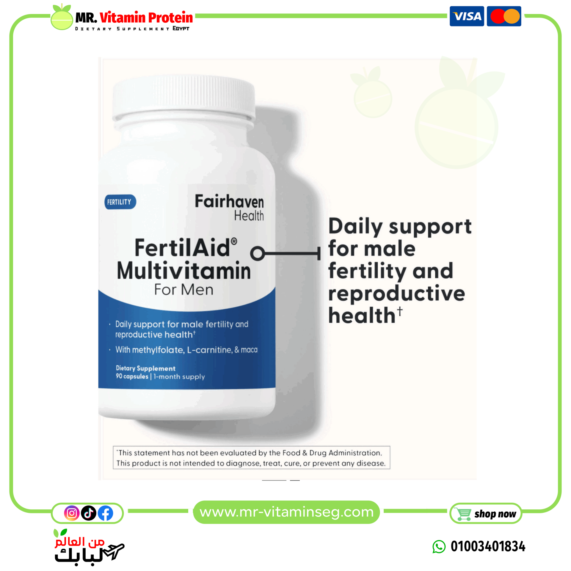 Fairhaven Health, FertilAid for Men, 90 Capsules - Image 4