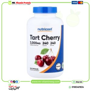 Nutricost, Tart Cherry, 240 Capsules (300 mg per Capsule)