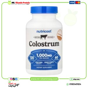 Nutricost, Colostrum, 120 Capsules (500 mg per Capsule)