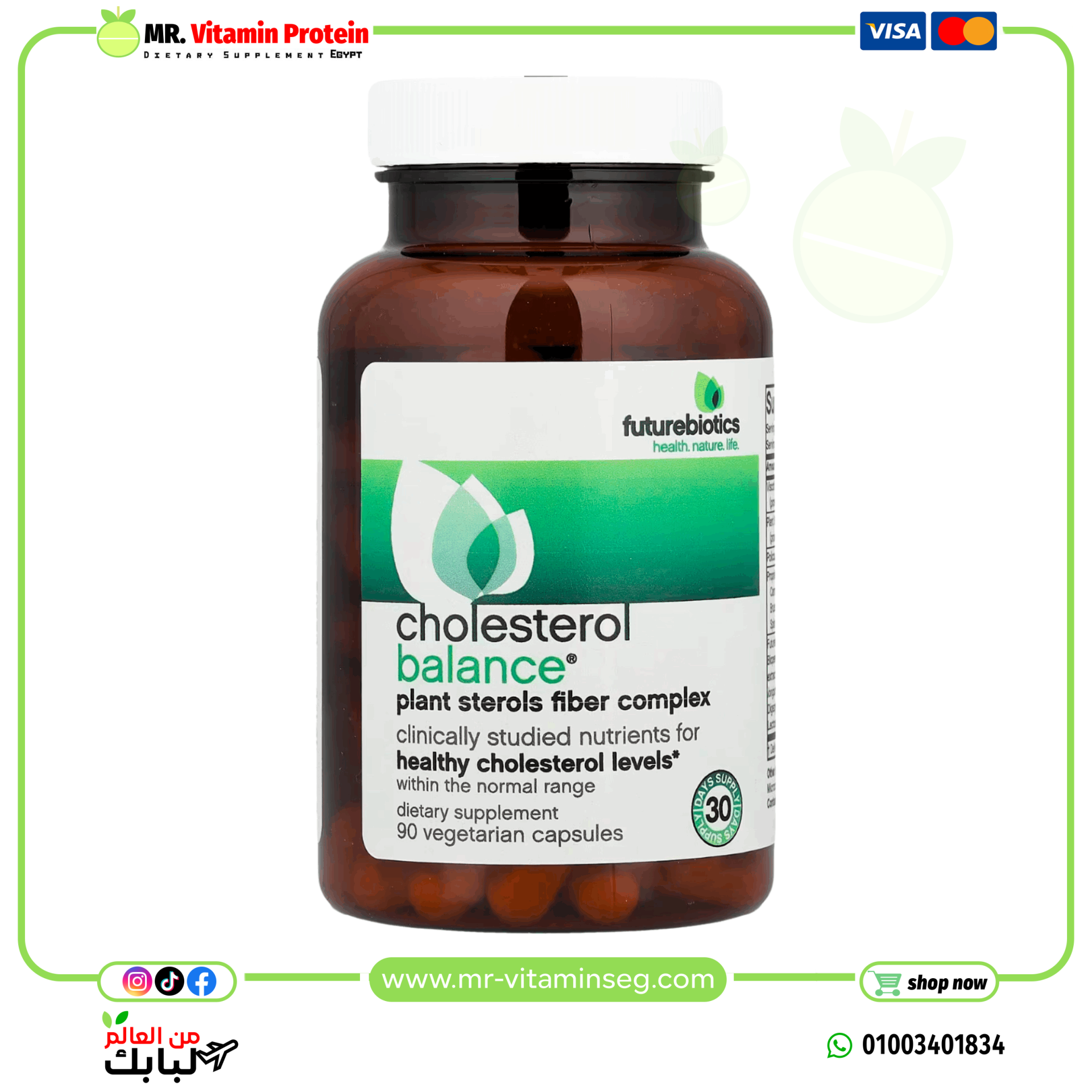 Futurebiotics, Cholesterol Balance®, 90 Vegetarian Capsules