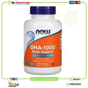 ناو فودز‏, DHA-1000 لدعم الدماغ ، 1،000 ملجم ، 90 كبسولة هلامية
