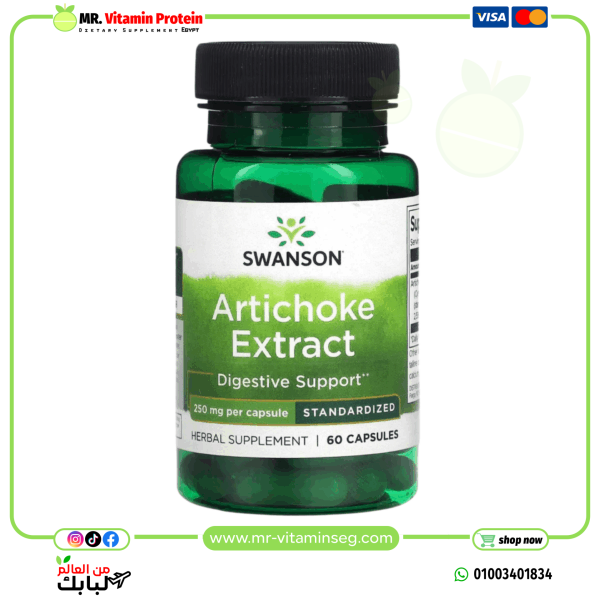 سوانسون‏, مستخلص الخرشوف ، 250 ملجم ، 60 كبسولة / Swanson, Artichoke Extract
