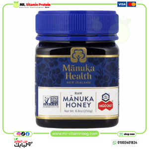 مانوكا هيلث‏, عسل المانوكا الخام، UMF 10+‎، ‏+263 ميثيل جليوكسال (MGO)، ‏(250 جم)/ Manuka Health, Raw Manuka Honey