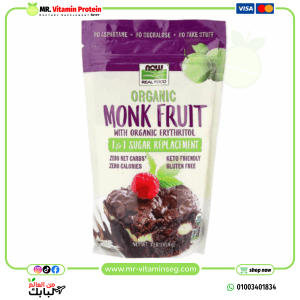 NOW Foods, Organic Monk Fruit With Organic Erythritol , (454 g)