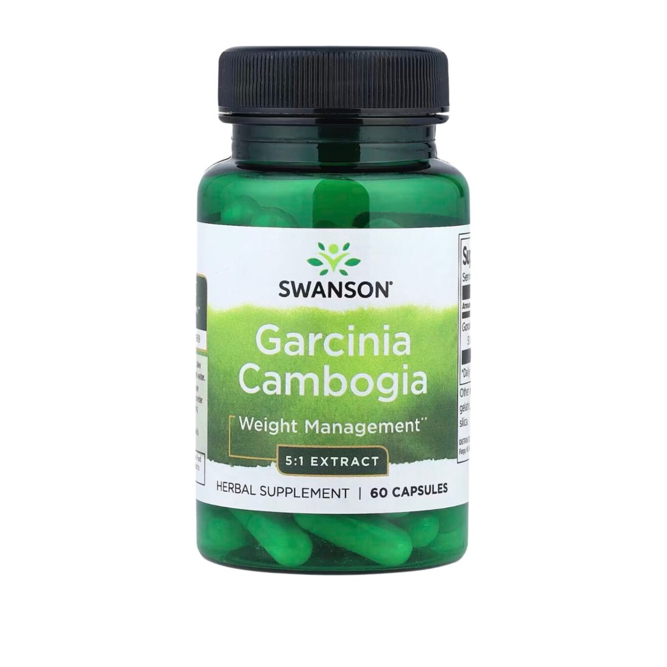 thumbnail image 2 of Swanson Garcinia Cambogia 5:1 Extract 80 Mg - 60 Capsules, Weight Management Support 2 of 6