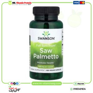 Swanson, Full Spectrum® Saw Palmetto, 540 mg, 100 Vegan Capsules