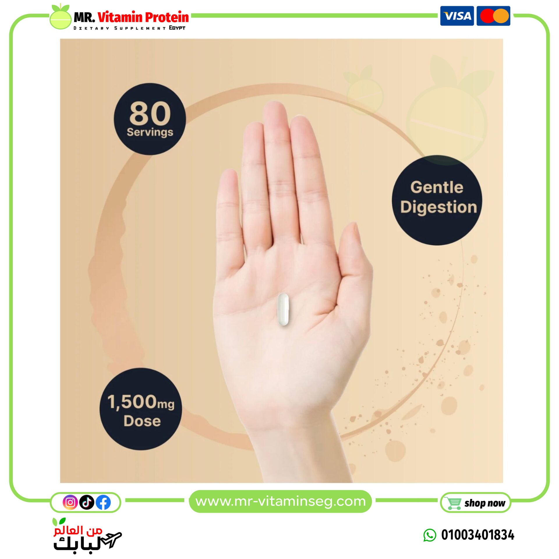 NatureBell Magnesium Taurate 1,500mg, 240 Capsules | Chelated for High Absorption | Non-GMO, Gluten-Free - Image 3