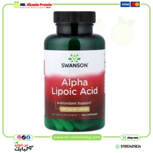 سوانسون‏, حمض ألفا ليبويك ، 300 ملجم ، 120 كبسولة Swanson Alpha Lipoic Acid 300mg