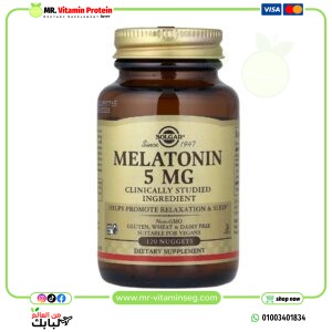 Solgar, Melatonin, 5 mg, 120 Nuggets