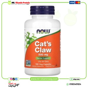 NOW Foods, Cat's Claw, 500 mg, 100 Veg Capsules