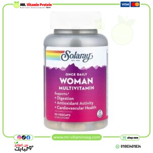 Solaray, Once Daily, Woman Multivitamin, 90 VegCaps