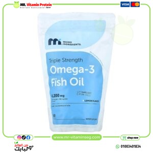 Micro Ingredients, Omega-3 Fish Oil, Lemon, 240 Softgels
